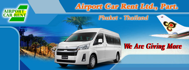 Airport Car Rent - Autos Cars Vans Jeep Rentals Phuket Thailand